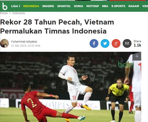 To Bola nhac toi viec ky luc keo dai 28 nam cua nguoi Indonesia truoc Viet Nam da bi xo do sau that bai toi 15/10