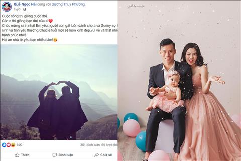 Quế Ngọc Hải đăng status ngọt ngào tặng vợ trước thềm đại chiến Indonesia