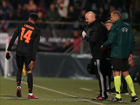 Lingard chấn thương sau trận hòa AZ Alkmaar hình ảnh