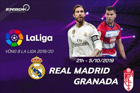Nhận định Real Madrid vs Granada 21h00 ngày 5/10 (La Liga 2019/20)