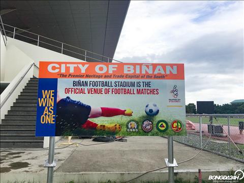 Một ngày trước trận đấu ĐT U22 Việt Nam, SVĐ Binan vẫn ngổn ngang hình ảnh