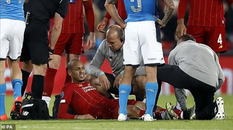Liverpool nhận đòn trời giáng từ chấn thương của tiền vệ Fabinho hình ảnh
