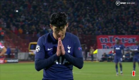Son Heung-Min xin loi Andre Gomes
