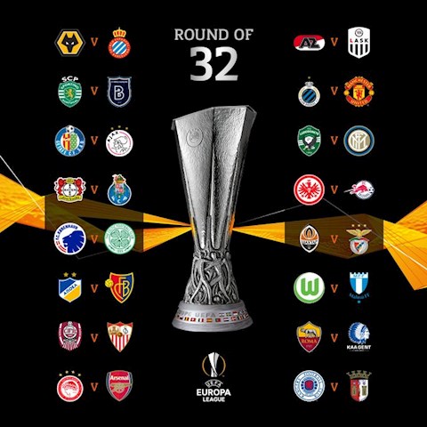 Ket qua boc tham vong 1/16 cup C2/Europa League 2019/20