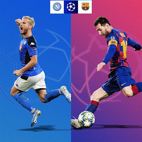 Napoli vs Barcelona vòng 18 Champions League 201920 hình ảnh