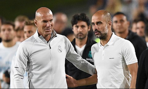Real Madrid vs Man City: Zidane vs Pep Guardiola