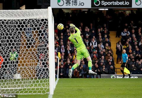 De Gea bị chỉ trích dữ dội sau sai lầm trước Watford