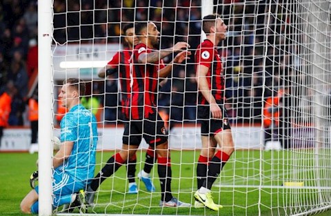 Bournemouth 1-1 Arsenal Gosling ghi ban