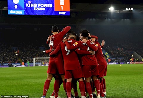 Leicester 0-4 Liverpool vòng 19 Premier League 201920 hình ảnh