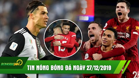 TIN NÓNG bóng đá hôm nay 27/12: Firmino giúp Liver tiếp tục trên Đỉnh BXH, Ronaldo ghi bàn ít nhất 1 thập kỷ qua