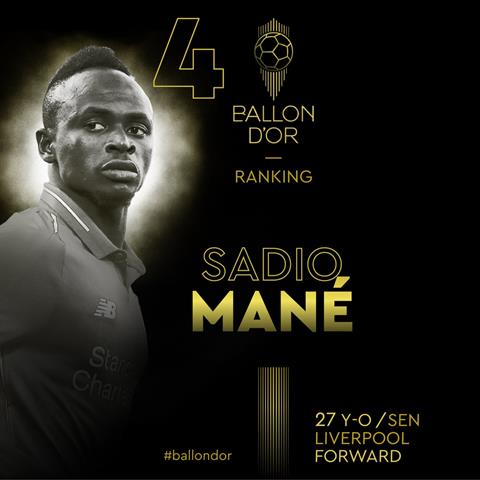 Sadio Mane ‘Tôi sẽ cố gắng giành Quả bóng Vàng vào năm sau’ hình ảnh