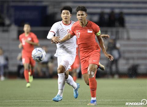 Trực tiếp bóng đá U22 Việt Nam 0-0 U22 Singapore (H2) Nỗ lực kiếm bàn thắng hình ảnh 3