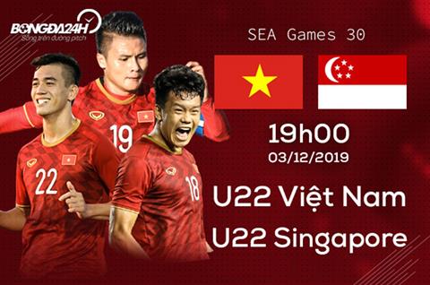 Tổng quan trước trận đấu U22 Việt Nam vs U22 Singapore: HLV Park tung đội hình mạnh
