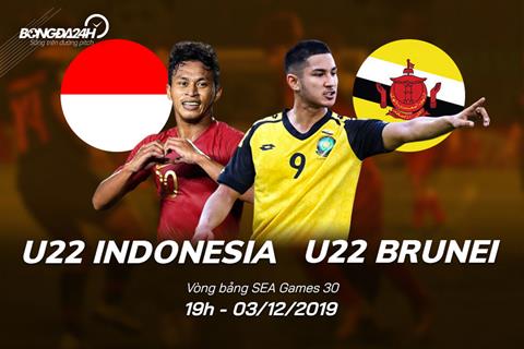 U22 Indonesia 8-0 U22 Brunei: Thắng đậm đúng kế hoạch, U22 Indonesia bám sát U22 Việt Nam