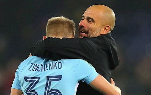 Zinchenko va Guardiola