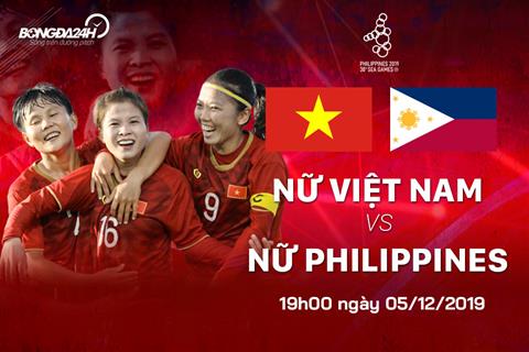 Xem lại bóng đá Nữ Việt Nam vs Nữ Philippines SEA Games 30 hình ảnh