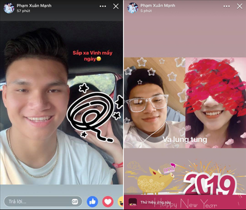 Hậu vệ Xuân Mạnh công khai người yêu xinh đẹp