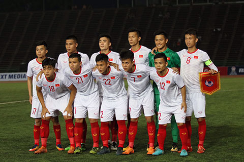 Đội hình ra sân U22 Việt Nam vs U22 Indonesia HLV Nguyễn Quốc Tu hình ảnh