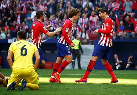 Clip bàn thắng kết quả Atletico Madrid vs Villarreal 2-0 La Liga hình ảnh