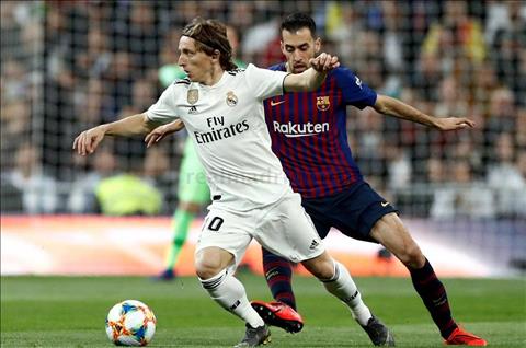 Real vs Barca Modric va Busquets