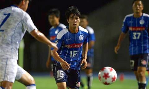 Cong Phuong tung sang Nhat choi bong o J League 2 nhung khong thanh cong do chan thuong. Anh: Mito Hollyhock.