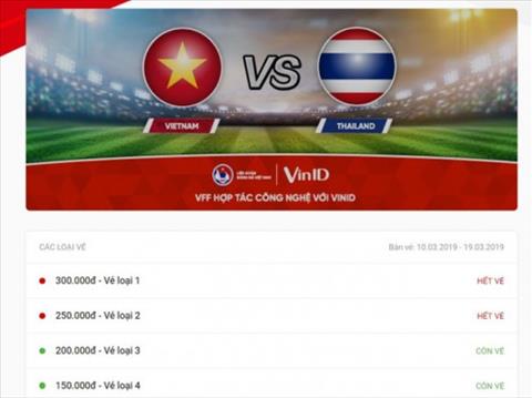Cháy vé mệnh giá lớn trận U23 Việt Nam vs Thái Lan ở vòng loại ch hình ảnh