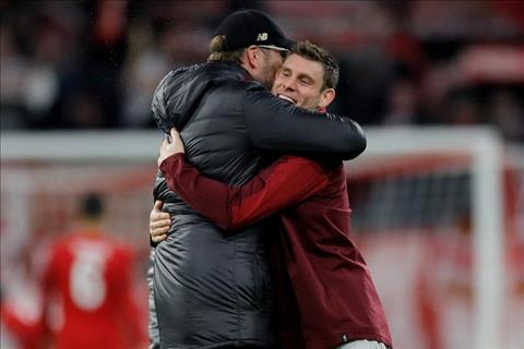 HLV Klopp khen ngợi Milner sau trận thắng Bayern hình ảnh