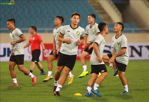 DT U23 Brunei cung chi tap nhe trong thoi gian gioi truyen thong tac nghiep.
