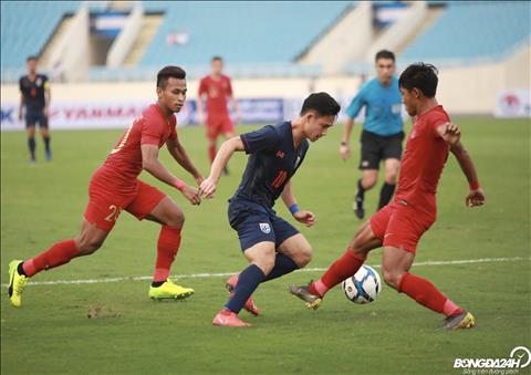 U23 Thai Lan to ra tren co U23 Indonesia