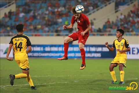 màn trình diễn của Hoàng Đức trước U23 Brunei  hình ảnh