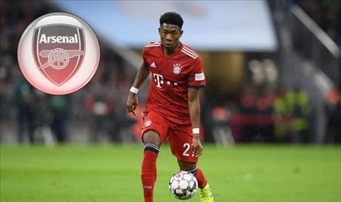 Hậu vệ Alaba của Bayern Munich thả thính Arsenal hình ảnh