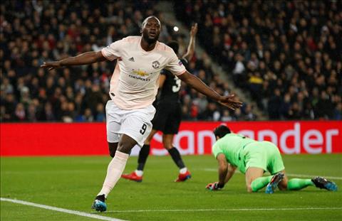 M.U vs PSG Lukaku ghi ban