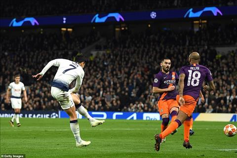 Tottenham 1-0 Man City Son Heung Min