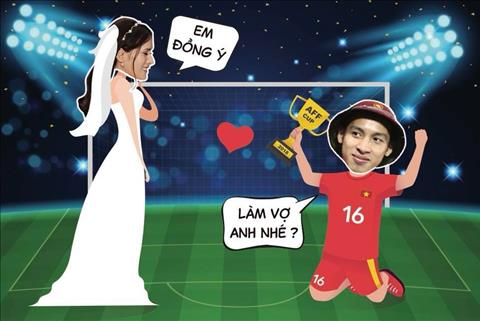 Đỗ Hùng Dũng cưới vợ, Phan Văn Đức đích thân gửi quà cực chất