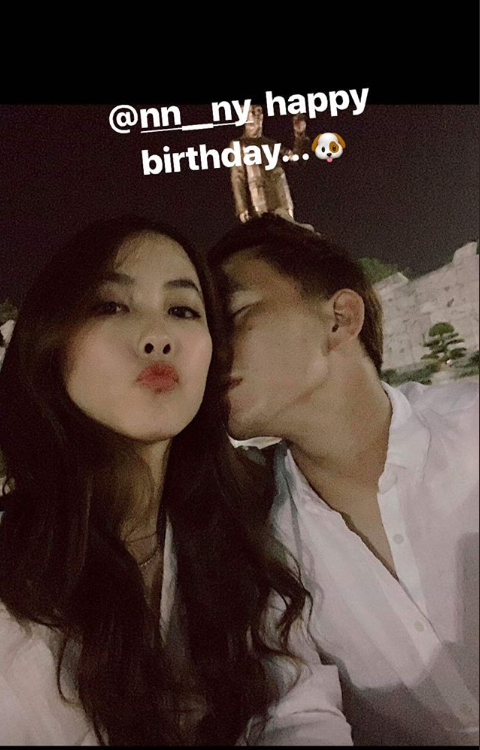 Tiền vệ Minh Vương chúc mừng sinh nhật bạn gái đầy ngọt ngào hình ảnh