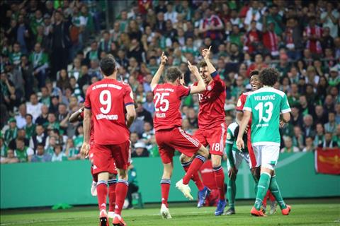 Video bàn thắng kết quả Bremen vs Bayern Munich 2-3 cúp quốc gia hình ảnh