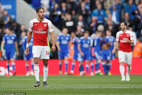 HLV Emery cùng Arsenal lập kỷ lục sau trận thua Leicester hình ảnh
