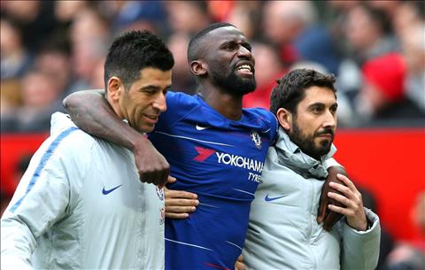 Antonio Rudiger dính chấn thương sau trận hòa MU hình ảnh