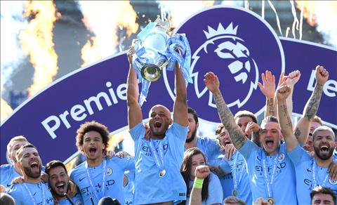 Man City vo dich Premier League 2018/19