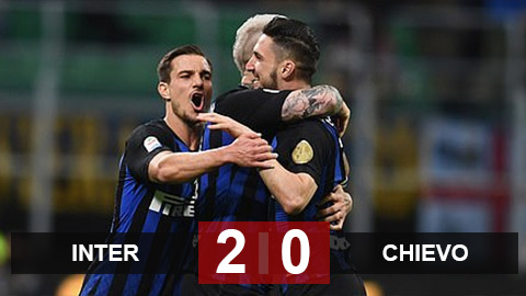 Inter Milan 2-0 Chievo: Nerazzurri chắc chân trong Top 4 Serie A 2018/19
