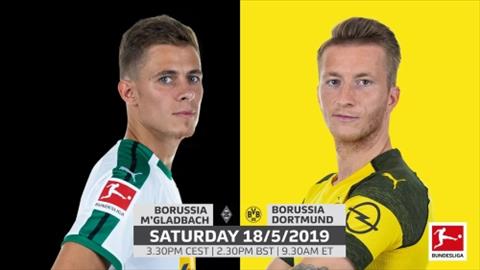 Gladbach vs Dortmund 20h30 ngày 185 (Bundesliga 201819) hình ảnh