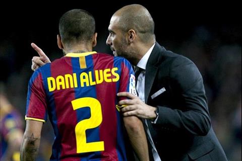 Dani Alves ca ngợi HLV Pep Guardiola hết lời hình ảnh