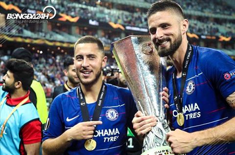 Vô địch Europa League, Hazard nhận được lời khen có cánh từ đồng đội mới