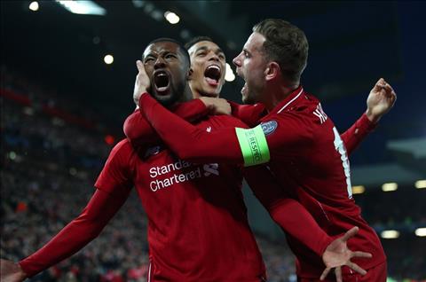 Georginio Wijnaldum phát biểu sau trận Liverpool 4-0 Barca hình ảnh