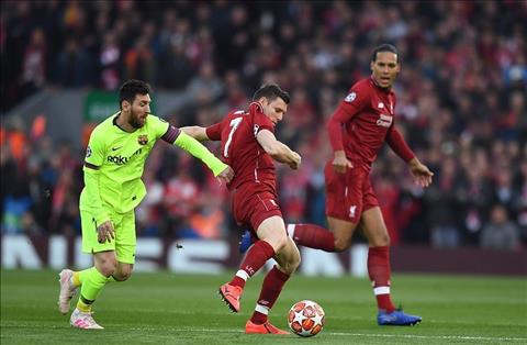 Liverpool vs Barca Messi vs Milner
