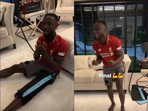 Tiền vệ Liverpool bất chấp chấn thương ăn mừng trận thắng lịch sử