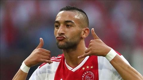 Ajax bán Hakim Ziyech cho Arsenal hoặc Liverpool nếu hình ảnh