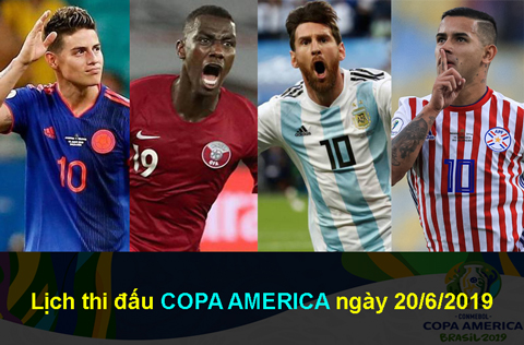 Lịch thi đấu Copa America ngày 2062019 - Trực tiếp bóng đá K+ hình ảnh