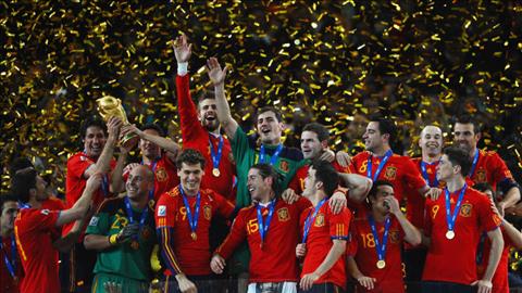 Nhung doi tuyen quoc gia vo dich World Cup trong lich su: Tay Ban Nha