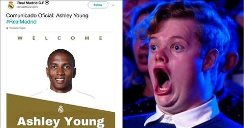 Sốc: Real Madrid chiêu mộ thành công… Ashley Young từ MU?